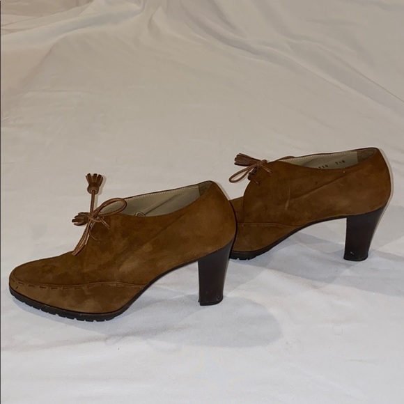 *HOST PICK* VINTAGE GUCCI BOOTIES BROWN SUEDE 7.5 - Picture 4 of 12